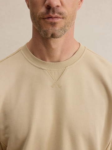 DAN FOX APPAREL Mikina 'Nikolai' – béžová