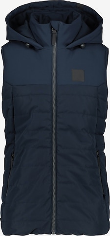 Alife and Kickin Bodywarmer 'BlazeAK' in Blauw: voorkant