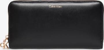 Calvin Klein Portemonnaie in Schwarz: Vorderseite