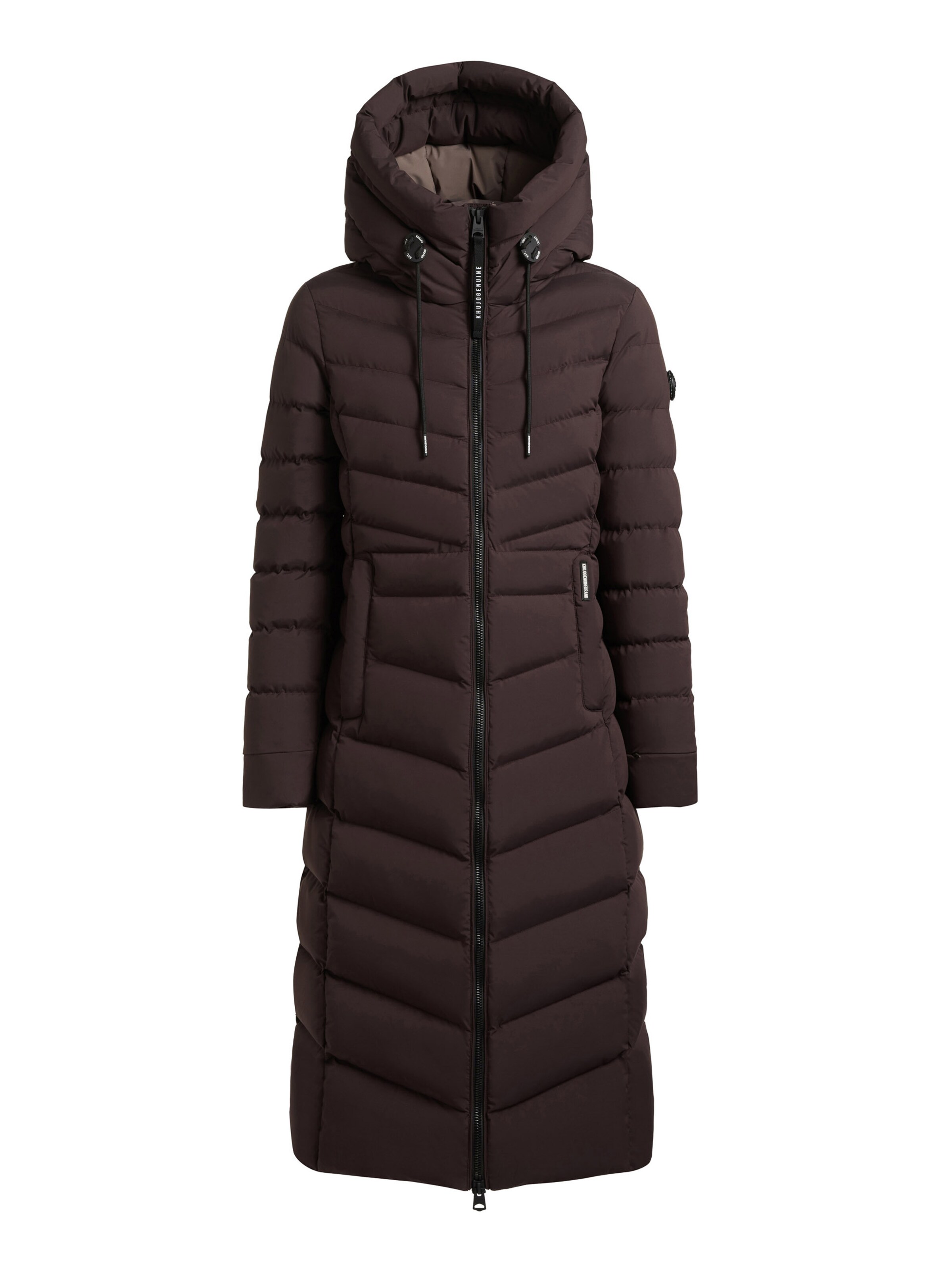 khujo Wintermantel 'Ingram6' in Lila: voorkant