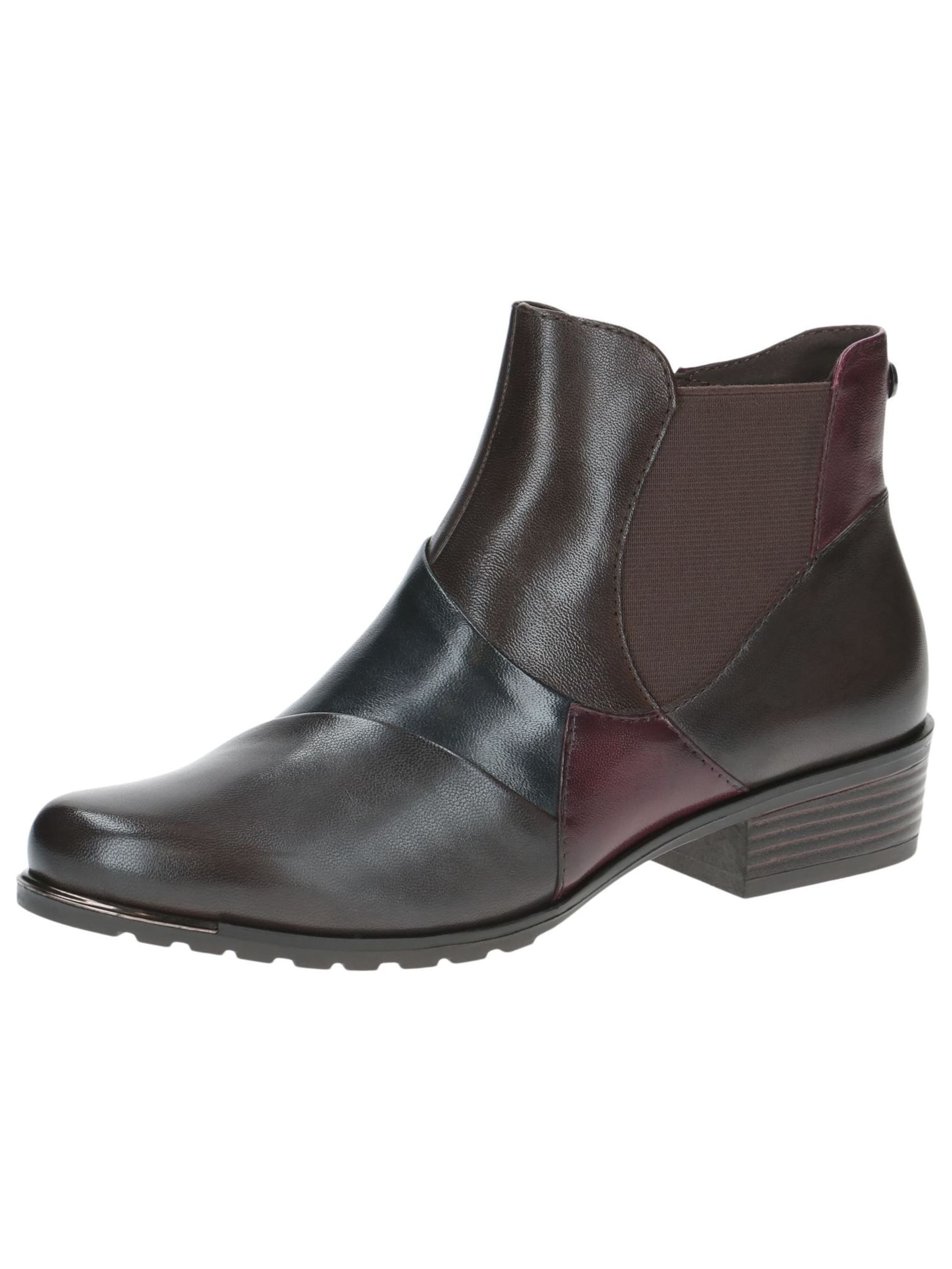 CAPRICE Chelsea Boots in Black: front