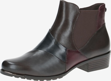 CAPRICE Chelsea Boots in Black: front