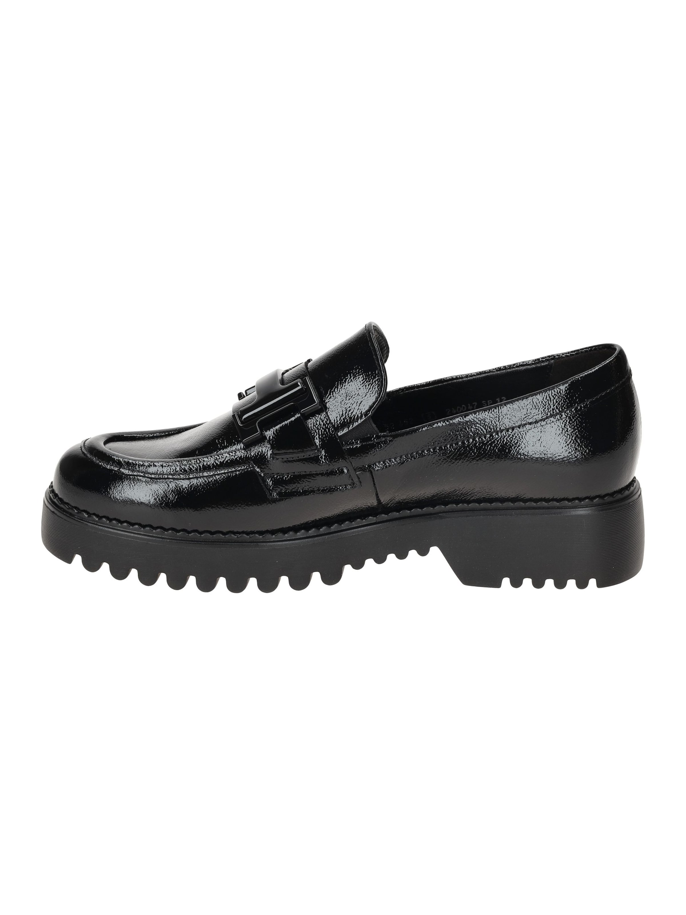 GABOR Hausschuh 'Gabor Schuhe Slipper schwarz Lack G-Weite 72.452.97'‌‌‌‌‌‌‌‌‌‌ in Schwarz