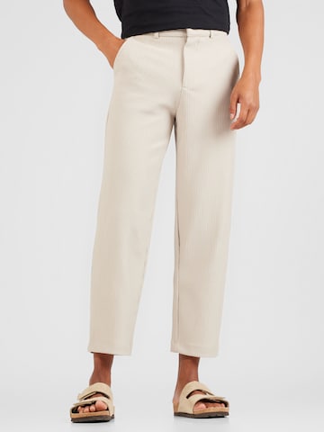 River Island Tapered Trousers in Beige: front