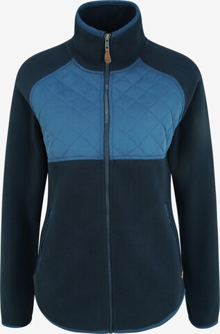 Oxmo Fleece Jacket 'Malin' in Blue: front