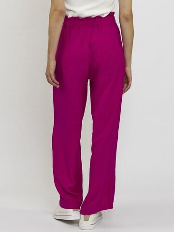 Wide Leg Pantalon FRESHLIONS en rose