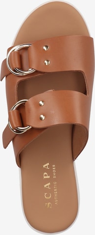 Mule SCAPA en marron