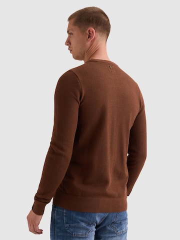 PME Legend Sweter 'Pullover in cotton/modal with crewneck' w kolorze brązowy