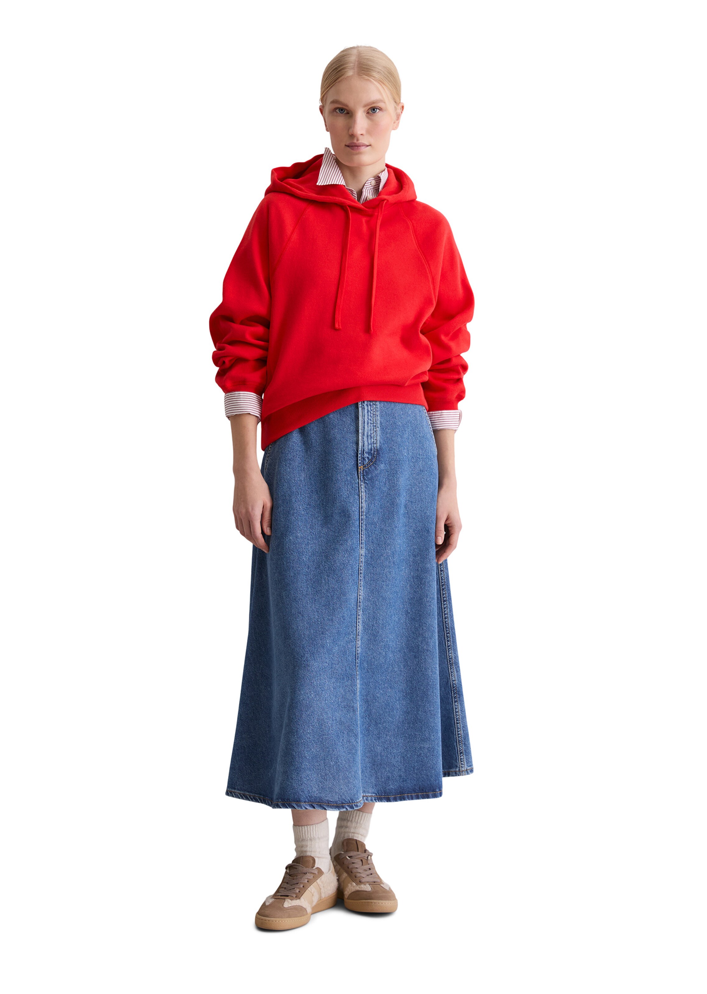 raudona Marc O'Polo Megztinis be užsegimo