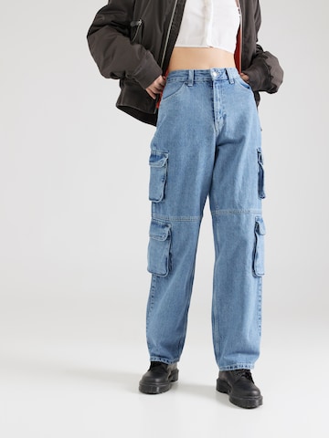 Dr. Denim Loose fit Cargo Jeans 'Donna' in Blue: front