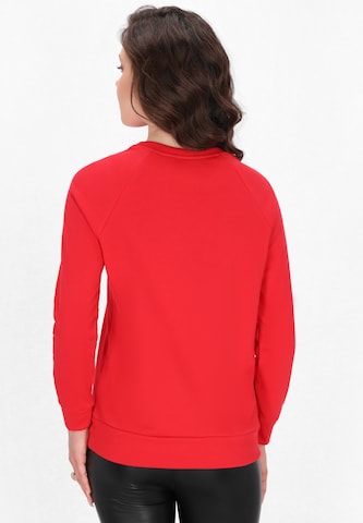 faina - Sudadera 'Fashion Look' en rojo