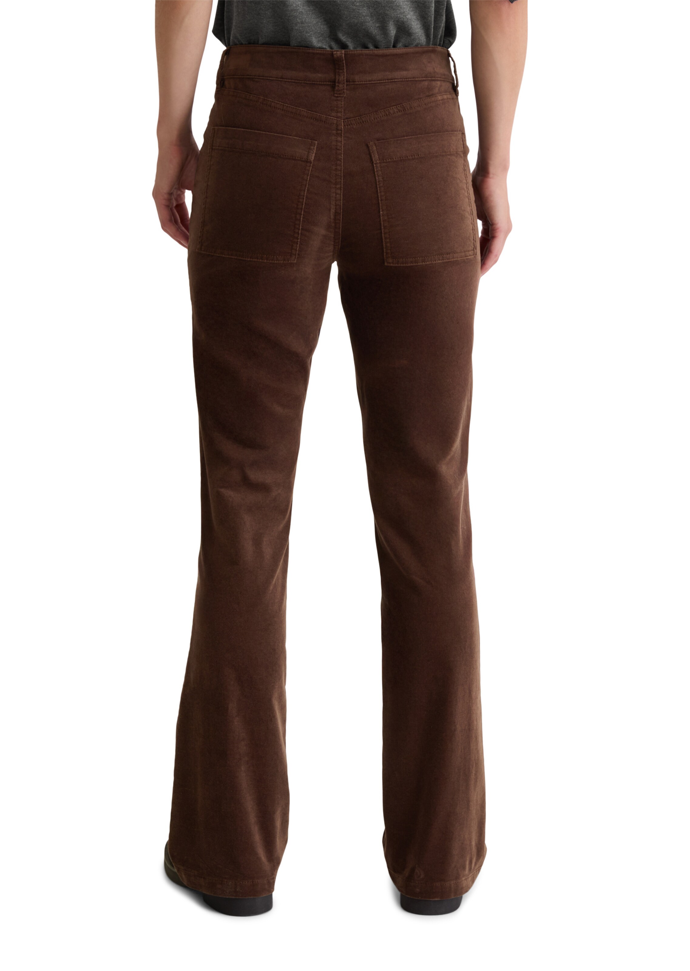 Marc O'Polo Flared Broek in Bruin