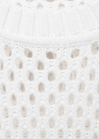 MANGO TEEN Pullover 'Calados' in Weiß