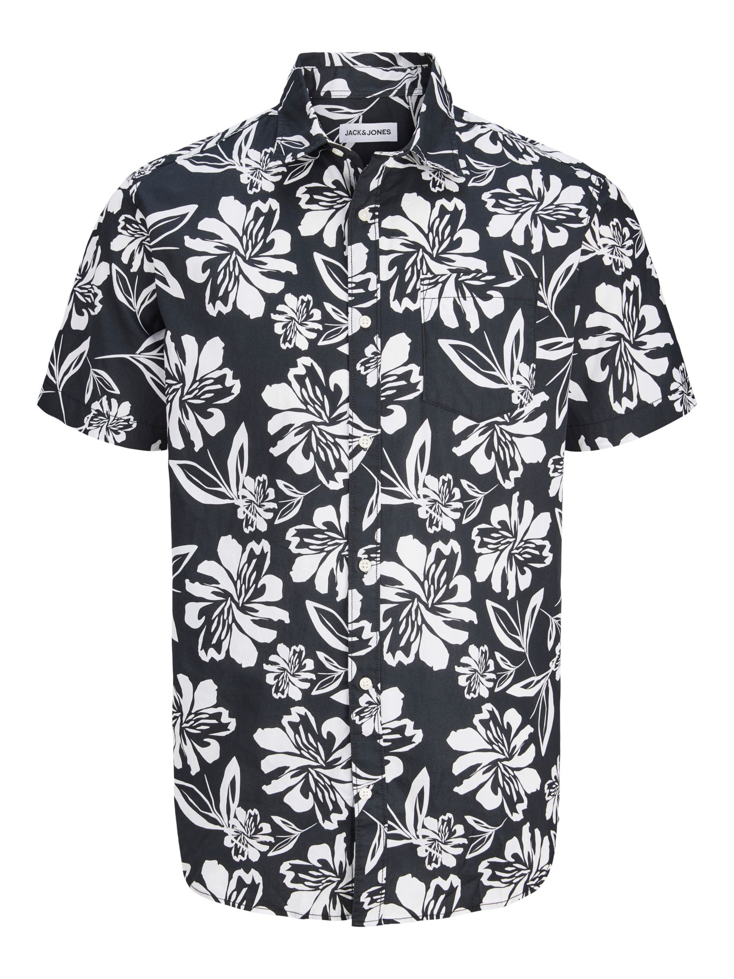 Chemise JACK & JONES en noir : devant