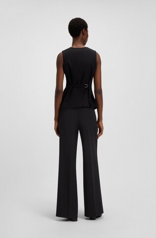 BOSS Orange Wide Leg Hose in Schwarz