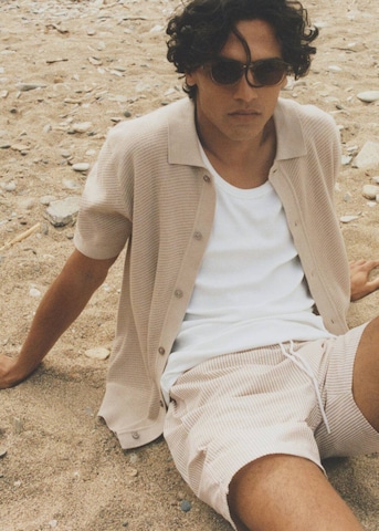 MANGO MAN Swim Trunks 'Seer' in Beige