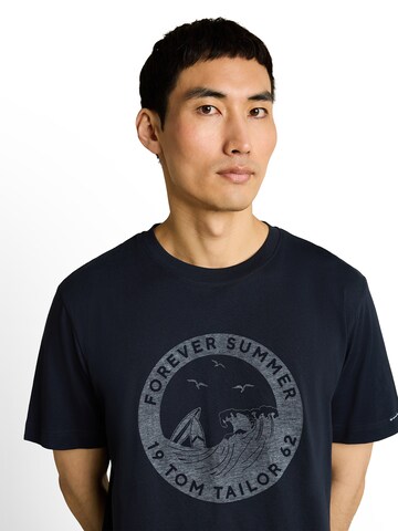 TOM TAILOR Shirt in Blauw