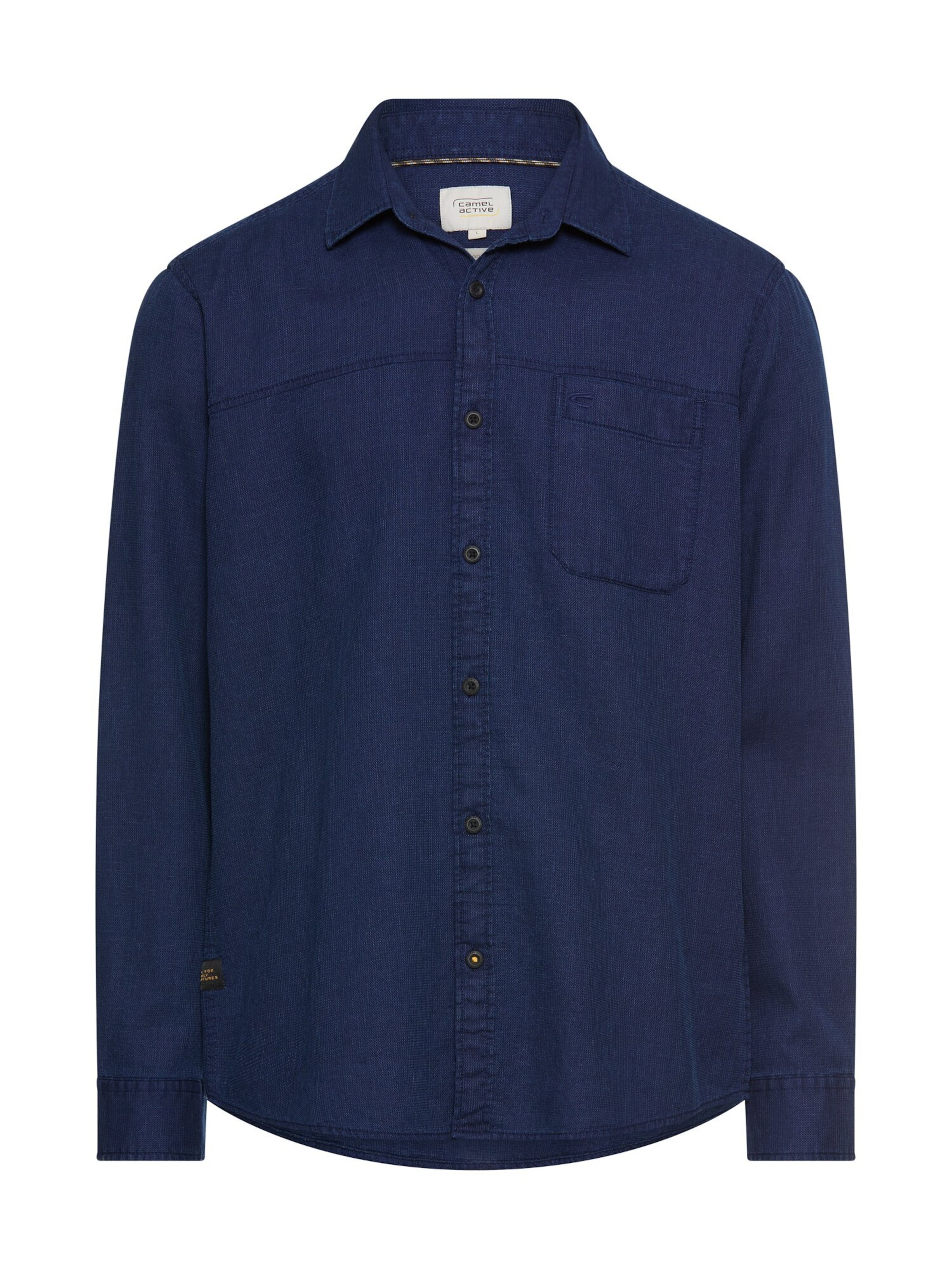 CAMEL ACTIVE Regular Fit Hemd in Blau: Vorderseite