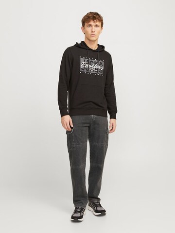 regular Jeans cargo 'JJIEddie JJWade' di JACK & JONES in nero