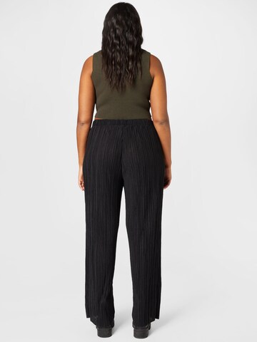 Vero Moda Curve Wide leg Broek 'Cari' in Zwart