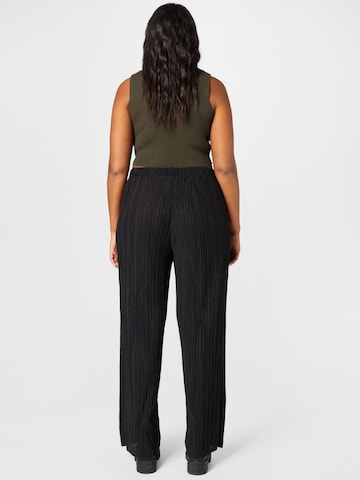 Wide leg Pantaloni 'Cari' de la Vero Moda Curve pe negru