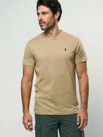 MCS Regular Fit Skjorte 'Texas' i beige: forside