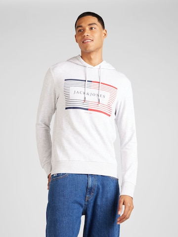 JACK & JONES - Sudadera 'CYRUS' en blanco: frente