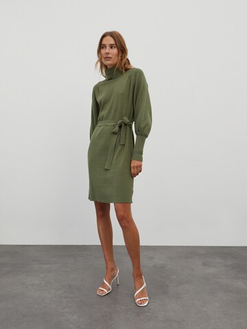 EDITED Knitted dress 'Malene' in Green