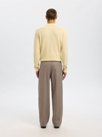 SELECTED Regular Trousers in Brown