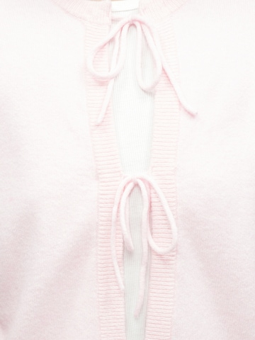 ONLY Gebreid vest 'ONLSimoni' in Roze