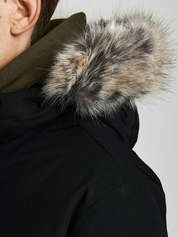 JACK & JONES - Parka de inverno em preto