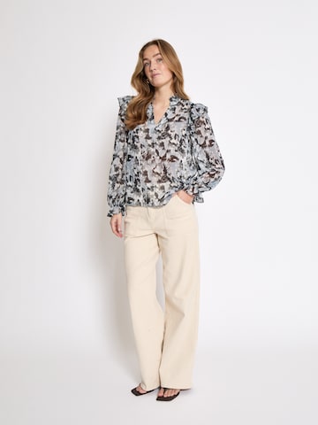 Peppercorn Bluse 'Eleanor' in Grau: Vorderseite