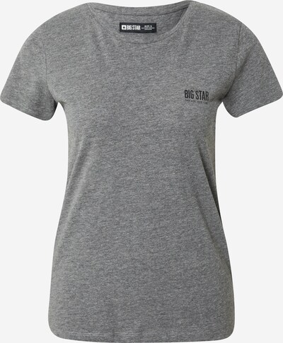 Big Star Shirt 'ASTORIA' in graumeliert / schwarz, Produktansicht