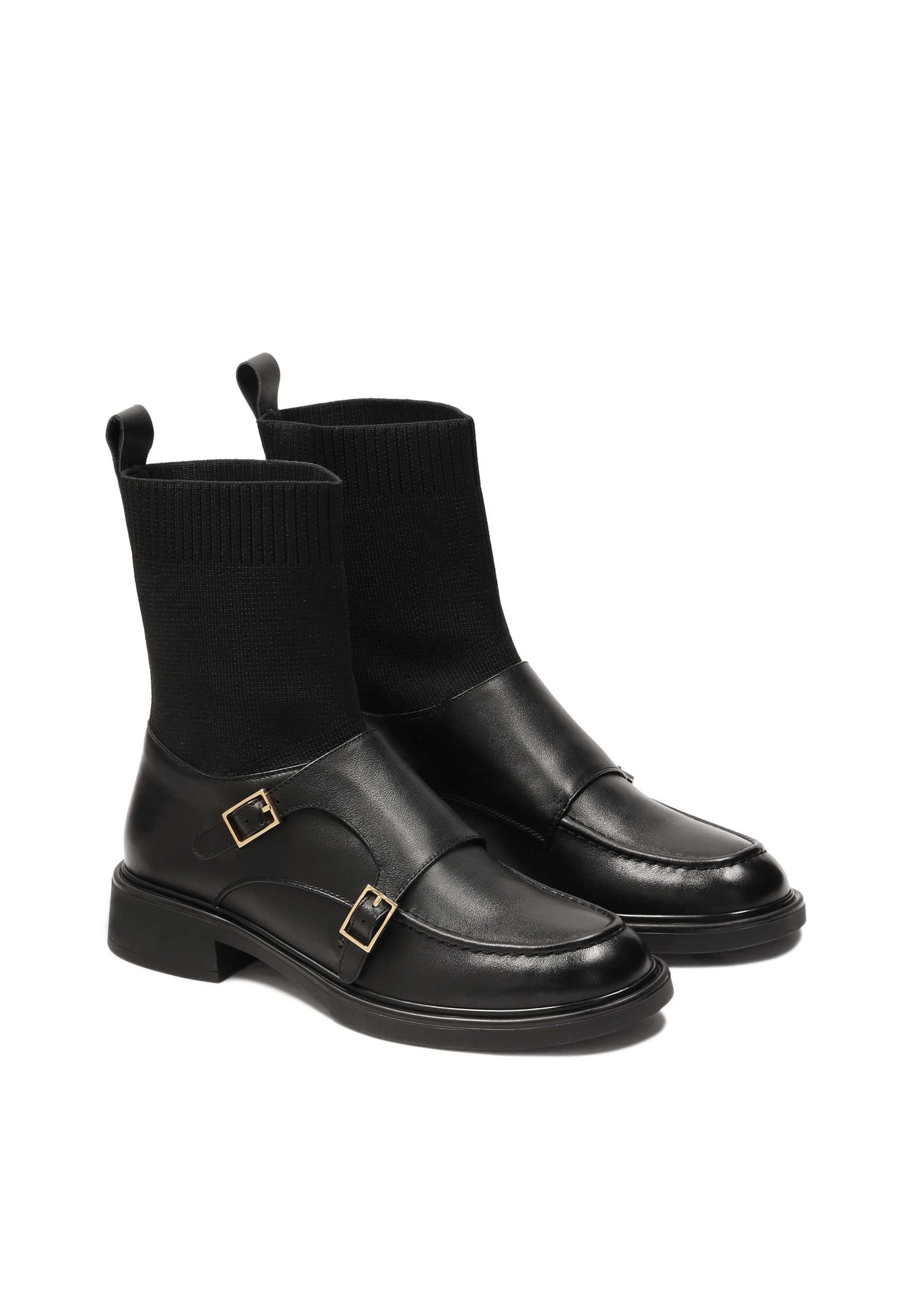 Kazar Къси ботуши в черно