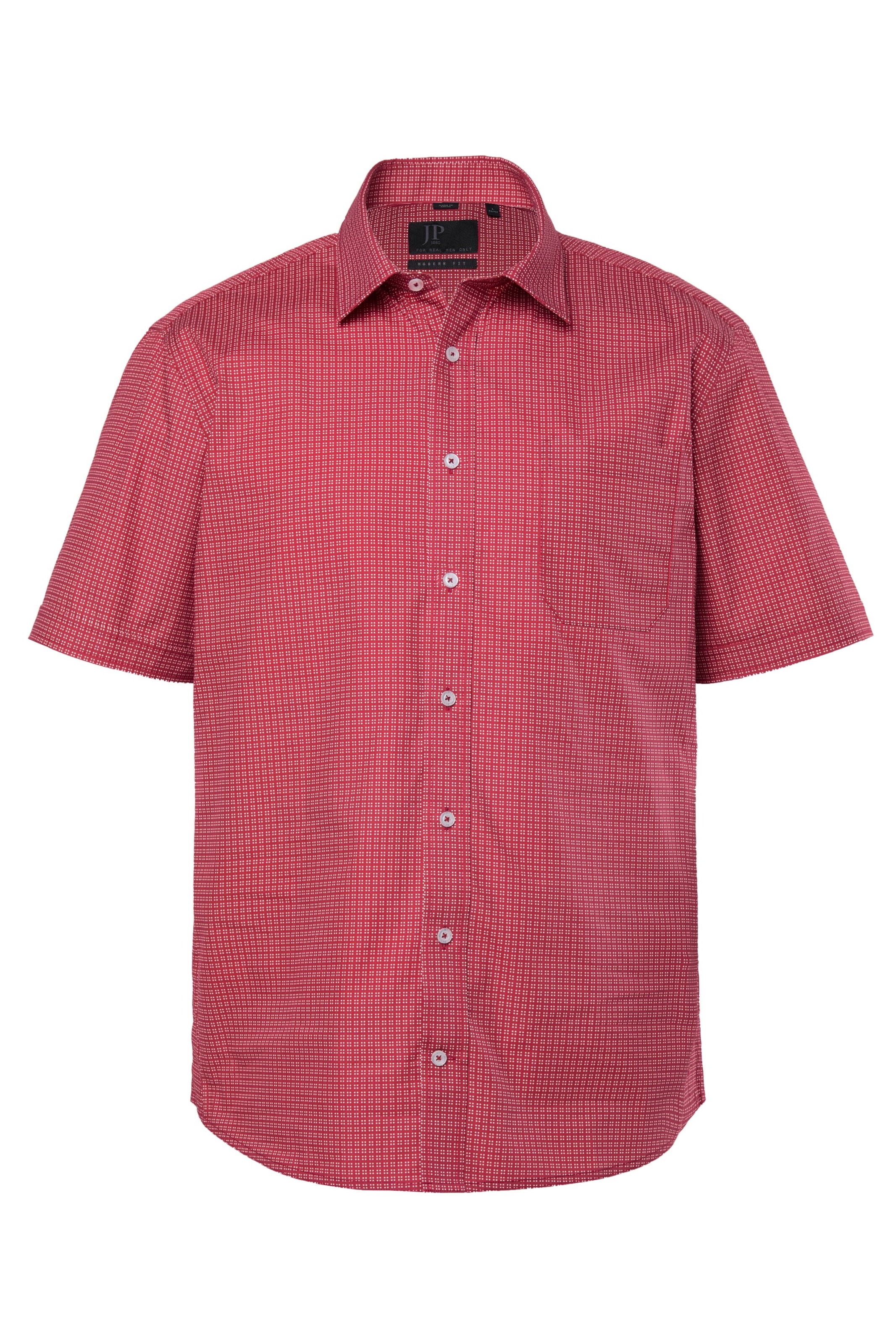 JP1880 Regular fit Button Up Shirt in Red: front