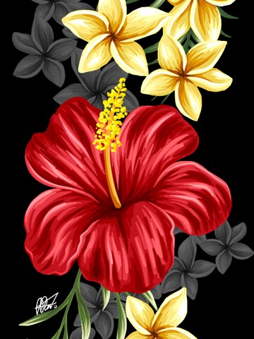 Hawaiihemdshop.de Regularny krój Koszula 'Hawaiihemd "Black Elegance"' w kolorze czarny