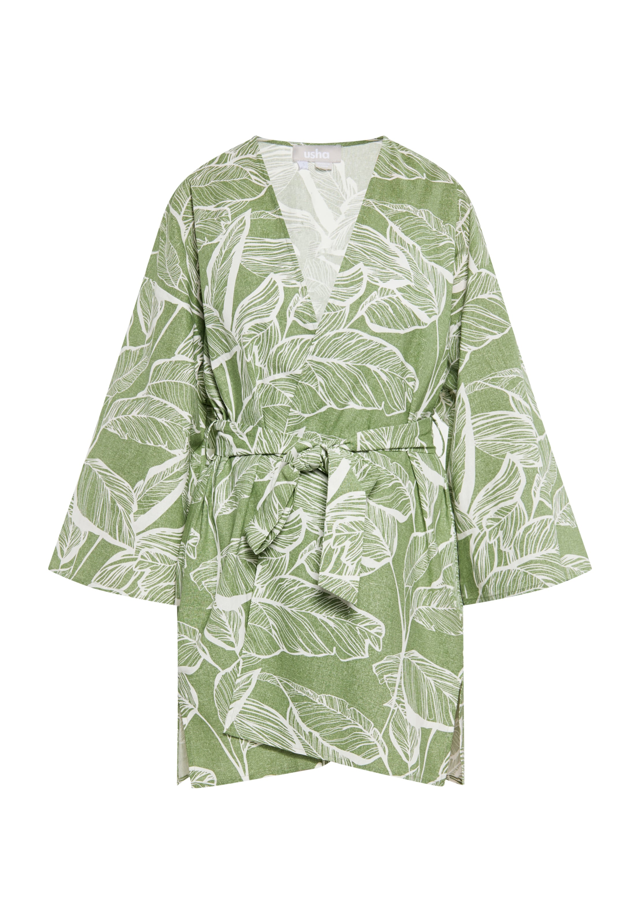 Usha Kimono w kolorze zielony: przód