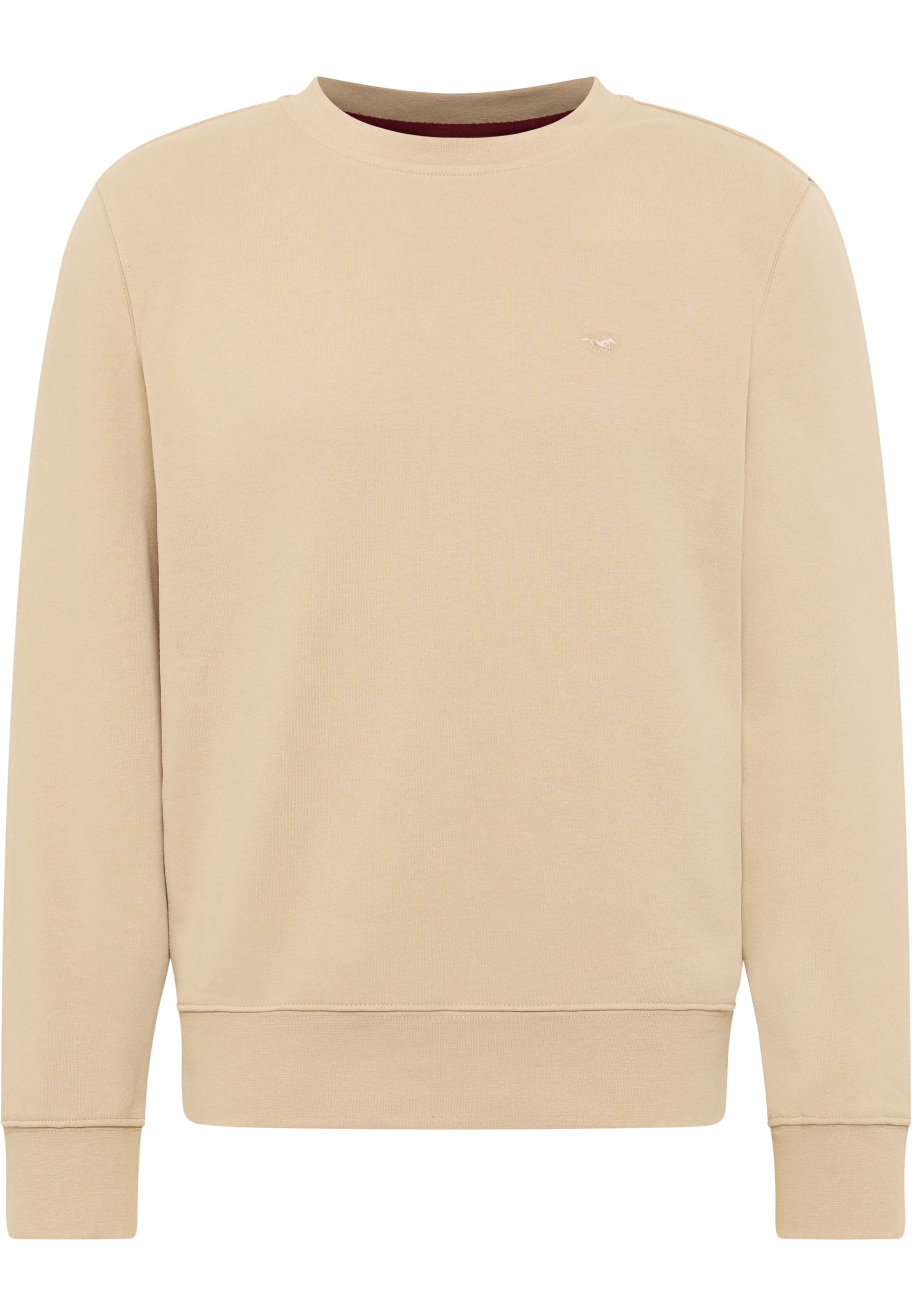 MUSTANG Sweatshirt 'Style Clio' in Beige: Vorderseite