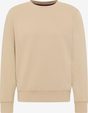 MUSTANG Sweatshirt 'Style Clio' in Beige: Vorderseite