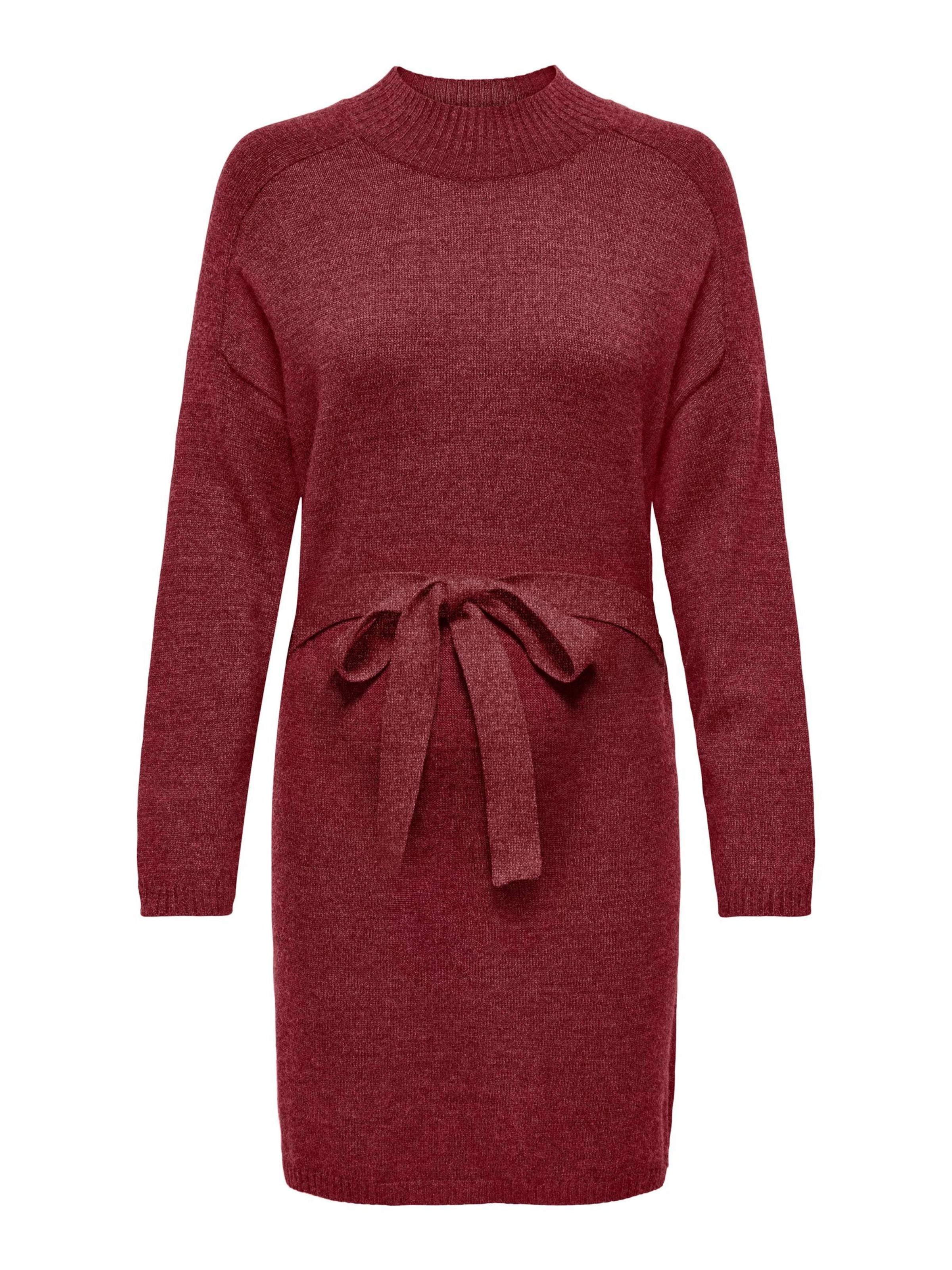 Only Maternity Robes en maille 'MLEVA' en pourpre, Vue avec produit