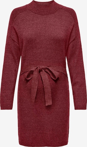 Only Maternity Knitted dress 'MLEVA' in Red: front