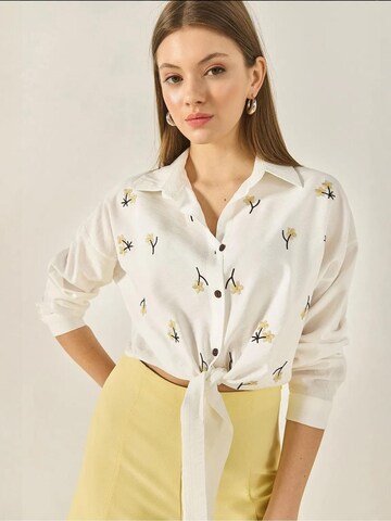 Camicia da donna di Bianco Lucci in bianco