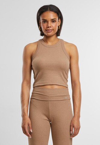 Haut de sport Aim'n en marron