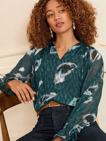 love & roses - Blusa em verde