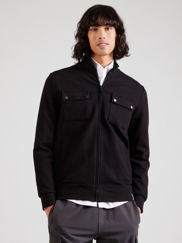 Key Largo Sweat jacket in Black: front