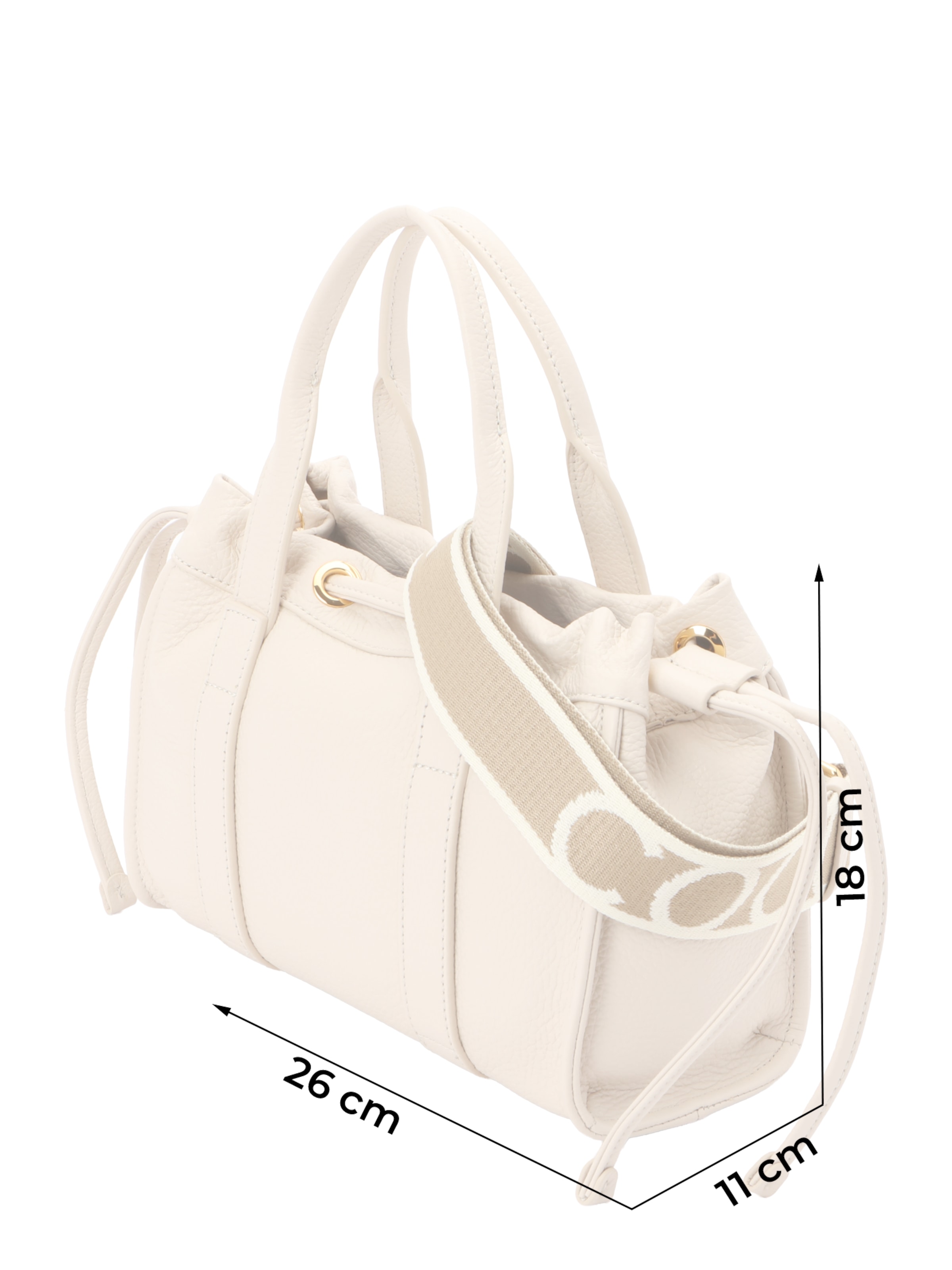 Coccinelle Handbag '2Day' in Beige