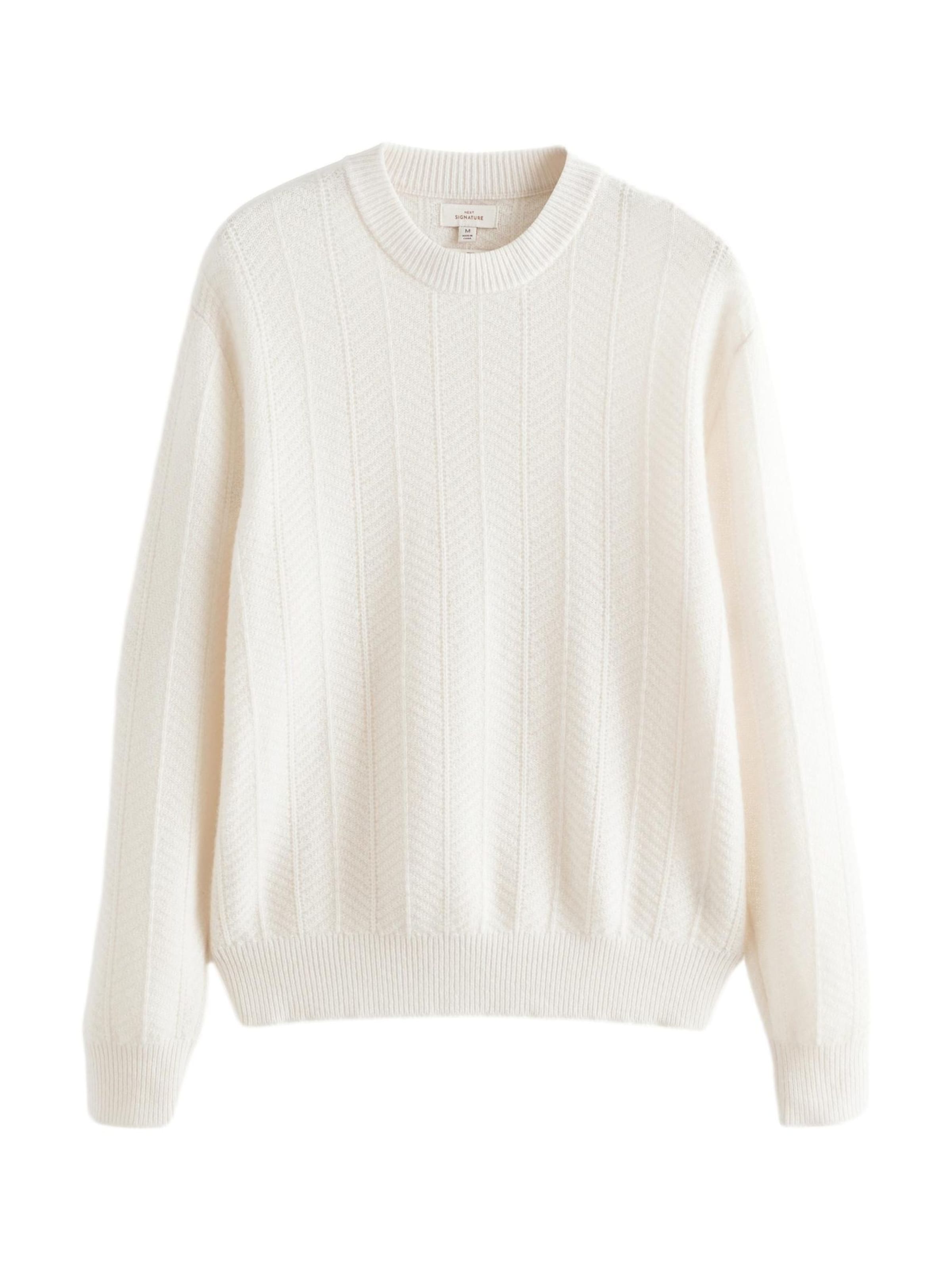 Pull-over Next en blanc : devant