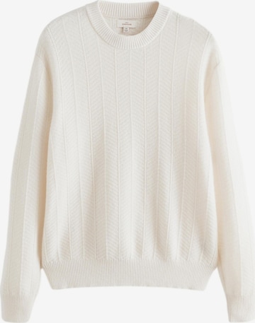 balta Next Megztinis: priekis