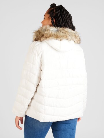 ONLY Carmakoma Winter Jacket in White