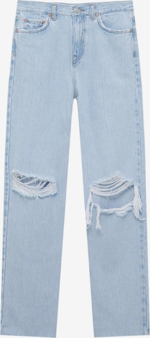 Pull&Bear Regular Jeans i blå: forside